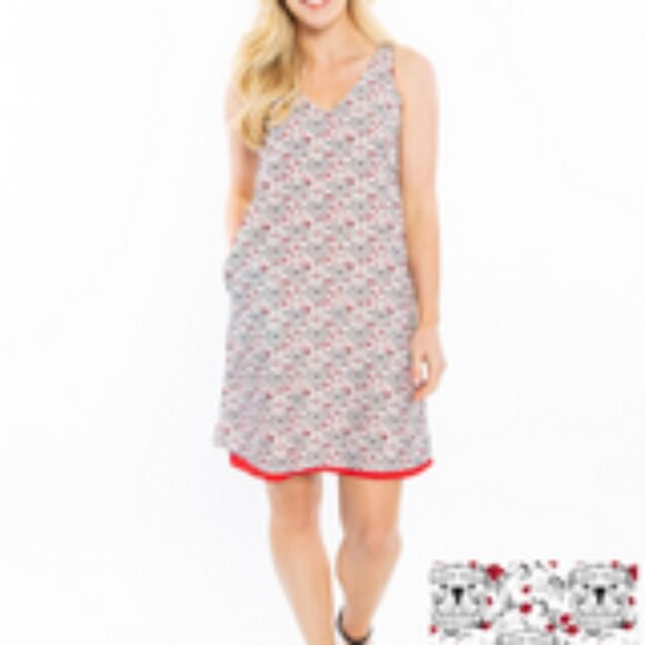 Stewart Simmons Reversible Print Dress - Picture 1 of 5